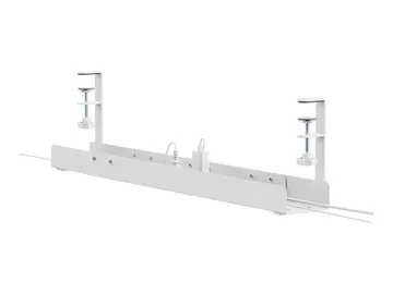 Neomounts Plateau de gestion de câbles — design à pince, universel, montable sur bureau