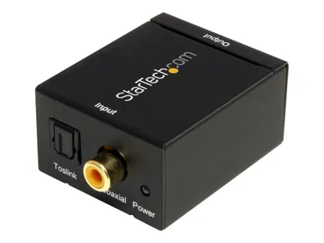 StarTech.com Convertisseur audio coaxial numérique ou Toslink optique SP