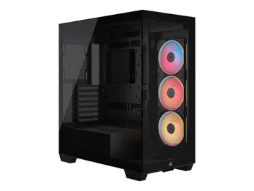 Corsair iCUE LINK 3500X LX-R RGB — USB/Audio, Mid tower, ATX étendu, noir