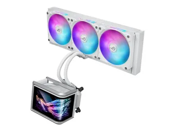 ASUS ROG Ryuo IV SLC 360 ARGB — Taille de radiateur : 360 mm, (pour : LGA1700, LGA1851, White Edition