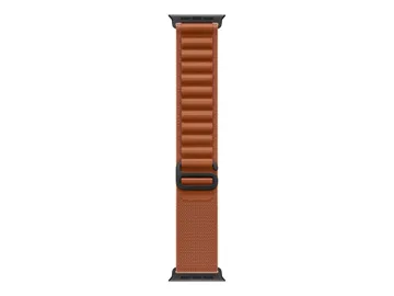 Apple Boucle pour montre intelligente — 49 mm, pour Watch Hermès Series 12, SE 3, finition en titane noir, Petit, terre cuite