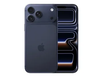 Apple iPhone 17 Pro Max — 6.9", 2868 x 1320 pixels (120 Hz), bleu profond, réf. MFYX4ZD/A