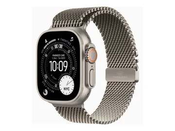 Apple Watch Ultra 3 — Wi-Fi 4, Bluetooth, titanium naturel, taille du bracelet : S
