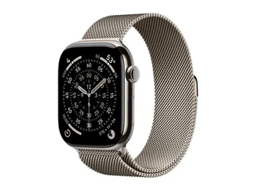 Apple Watch Series 11 (GPS + Cellular) — 46 mm, Wi-Fi 4, titanium naturel