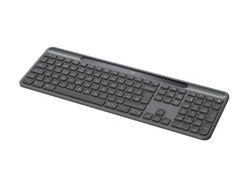Logitech Signature Slim Solar+ K980 for Business — sans fil, Bluetooth LE, USB-C, QWERTZ