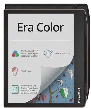Pocketbook Era Color — 17,8 cm (7"), E Ink Kaleido 3, 16 millions de couleurs