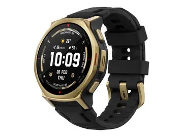 Amazfit T-Rex 3 Pro — affichage 1.32", Bluetooth, noir doré