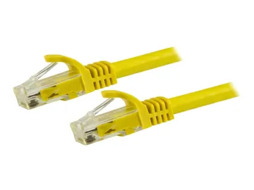 StarTech.com 15m CAT6 Ethernet Cable — Category 6, 24AWG (N6PATC15MYL), RJ-45 (M) pour RJ-45 (M)