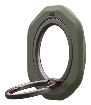 Urban Armor Gear Magnetic Ring Stand LT — Bague magnétique, Olive, Universel