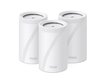 TP-LINK Deco BE68 V1 — jusqu'à 8100 pieds carrés, maillage 2.5GbE, 10GbE, lot de 3