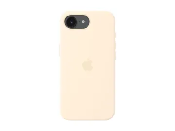 Apple Coque de protection pour téléphone portable — pour iPhone 17e, compatibilité avec MagSafe, silicone, vanille