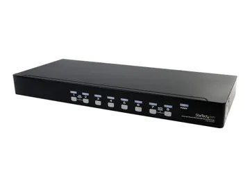 StarTech.com Commutateur USB VGA KVM 8 ports à montage sur rack avec aud