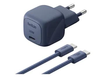 Belkin BOOST CHARGE — 30 watt, Fast Charge (USB-C), sur le câble : USB-C