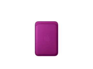 Apple Portefeuille pour téléphone portable / carte de crédit — pour iPhone 12, compatibilité avec MagSafe, mic, magenta