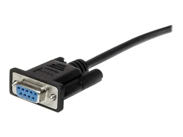 StarTech.com Câble série DB9 RS232 noir en liaison directe 50 cm