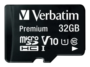 Verbatim Carte mémoire flash (adaptateur microSDHC — Class 10, SD inclus(e)), micro SDHC