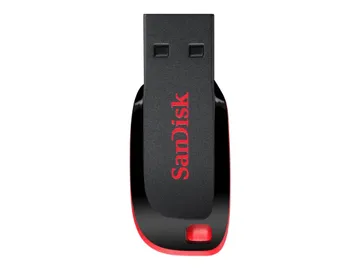 SanDisk Cruzer Blade — noir, rouge