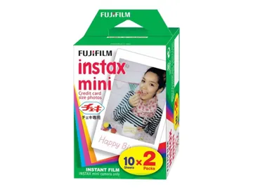 Fujifilm Instax Mini — ISO 800, 10 poses, 2 cassettes
