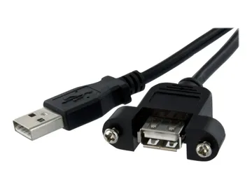 StarTech.com Câble USB Montage sur Panneau A Femelle vers A Mâle
