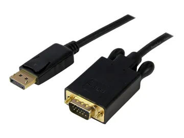 StarTech.com Adaptateur DisplayPort vers VGA — Noir 1,8m, 1.83 m