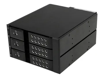 StarTech.com Rack Backplane Mobile en Aluminum Sans Tiroir pour 3 Disque