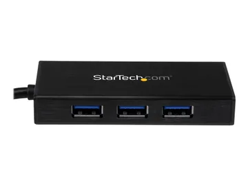 StarTech.com Hub USB 3.0 portable à 3 ports avec câble intégré