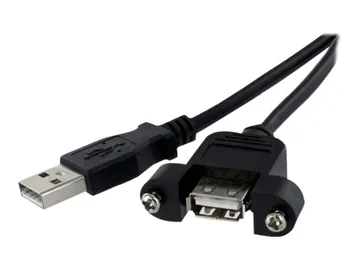 StarTech.com Câble USB 2.0 à montage sur panneau de 60cm
