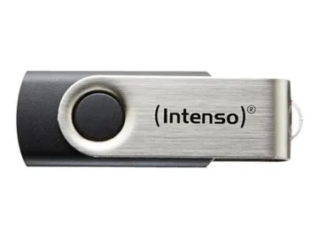 Intenso Basic Line — USB 2.0, argent noir