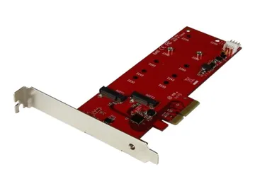 StarTech.com Carte contrôleur PCI Express pour 2 SSD M.2 NGFF