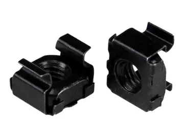 StarTech.com Écrou cage M6 — noir (pack de 100)
