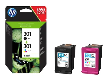 HP 301 Pack de 2 — pour HP DeskJet 1000, 1010, 1050 AiO