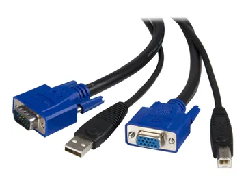 StarTech.com Câble pour switch KVM USB VGA de 3 m