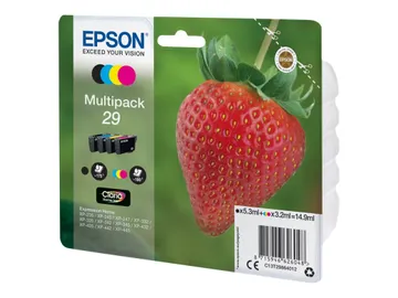 Epson 29 Multipack — 14.9 ml, pour Expression Home XP-235, noir, lot de 4