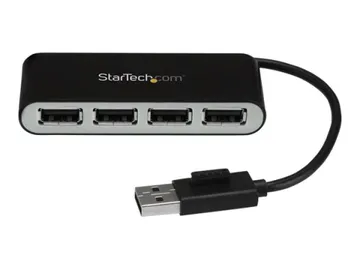 StarTech.com Startech Hub USB 2.0 portable à 4 ports avec câble intégré