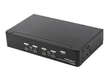 StarTech.com Switch KVM DisplayPort 4K 60 Hz à 4 ports avec hub USB 2.0