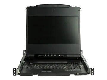 StarTech.com Console LCD de 17,3" 1080p HD à montage en rack 1U avec cla