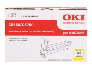 OKI Jaune — pour C5650dn, 5650n, 5750dn, kit tambour