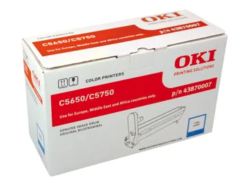 OKI Cyan — pour C5650dn, 5650n, 5750dn, kit tambour