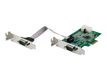 StarTech.com Startech Carte série PCI Express à 2 ports RS232 avec UART