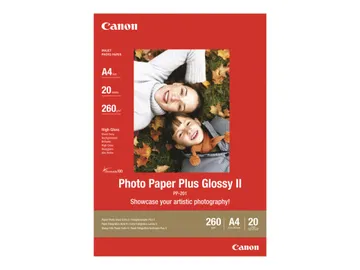 Canon Photo Paper Plus Glossy II PP-201 — 130 x 180 mm, 260 g/m², 20 feuille(s) papier photo