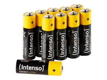 Intenso Energy Ultra Bonus Pack — Batterie 10 x AA / LR6, 2600 mAh, Alcaline