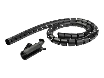 StarTech.com Gaine spirale range-câble en noir — 2,5 m, Diamètre de 25 mm