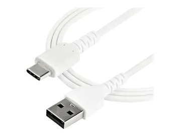 StarTech.com 1m USB A to USB C Charging Cable — Câble USB, Thunderbolt 3 / USB 2.0, blanc