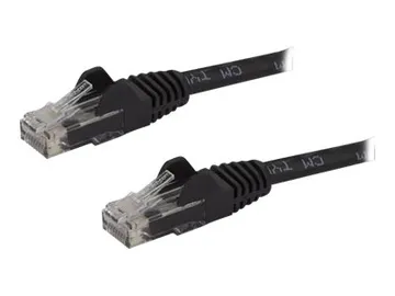 StarTech.com 7.5m CAT6 Ethernet Cable — Category 6, 24AWG (N6PATC750CMBK), RJ-45 (M) pour RJ-45 (M)