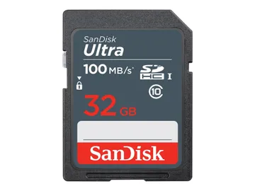 SanDisk Ultra Carte mémoire flash — UHS Class 1 / Class10, SDHC UHS-I