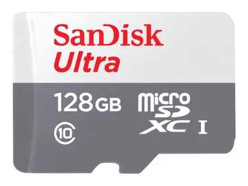 SanDisk Ultra — Class 10, microSDXC UHS-I, 128 Go