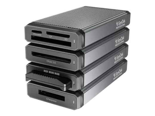 SANDISK PROFESSIONAL PRO-READER — USB-C 3.2 Gen 1, Lecteur de carte (SD, microSD