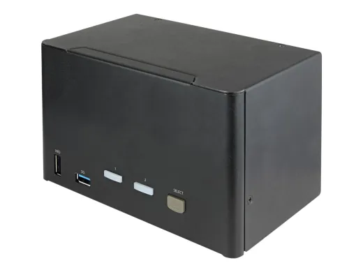 StarTech.com Switch KVM 2 Ports Quadruple Écran DisplayPort