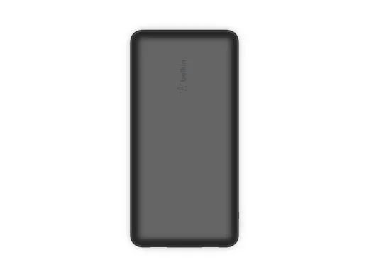 Belkin BOOST CHARGE — 20000 mAh, 15 Watt, 3 connecteurs de sortie USB-C, noir