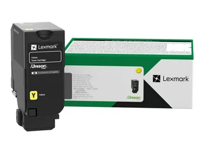 Lexmark Jaune — pour Lexmark CS730de, CS735de, CX730de, cartouche de toner LCCP, LRP